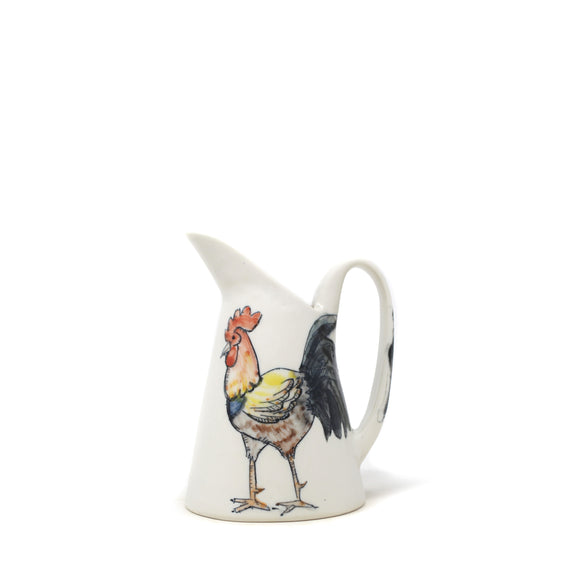 Cream Pitcher: Roosters