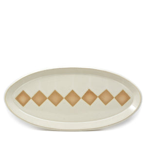 Oval Platter: White