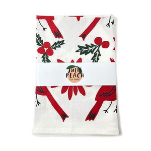 Tea Towel: Cardinal Botanic