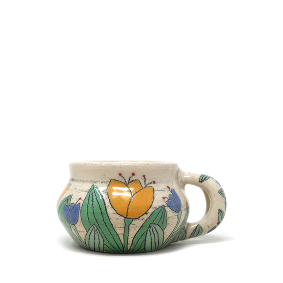 Tulip Mug: Yellow